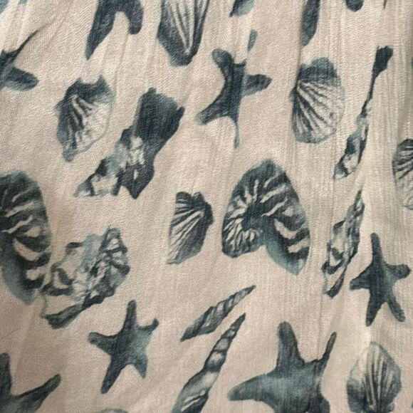 NWT ONeill Rilee Saltwater Essential printed dress beach/starfish/shell cover S - Picture 9 of 12
